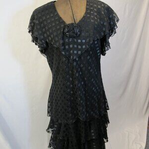 Patra slip on black dress  18
